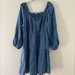 Old Navy Denim Blue Dress